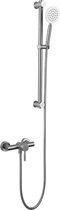 LABOZA- Ensemble de douche Deluge Chrome complet avec robinet de douche