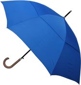 Winddicht Extra Sterk - StormDefender Stad Paraplu - Geventileerde Dubbele Scherm - Ontworpen om Ombuigchade te Bestrijden - Automatisch - Massief Houten Haakhandvat