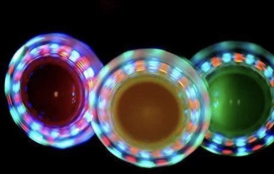 DE RUYI Pool Spielzeug, 16'' Aufblasbarer LED Leuchtender