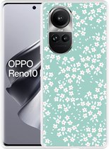 Cazy Hoesje geschikt voor Oppo Reno10 Pro 5G Lente Bloesems