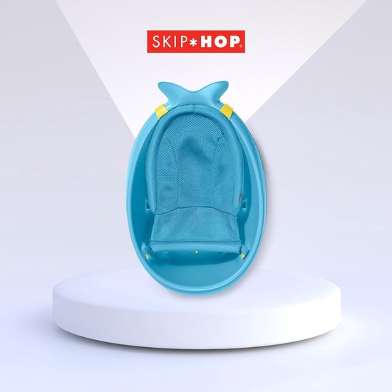 Smart Sling 3-Stage Baby Bath Tub Blue - Moby van Smart+ — afbeelding 2