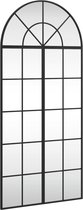 vidaXL-Wandspiegel-boog-60x130-cm-ijzer-zwart