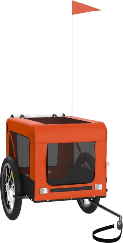 Fietstrailer oxford stof en ijzer zwart | -nl Fietstrailer oxford stof en ijzer zwart | -nl