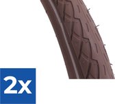 Buitenband Deli Tire 26x1.75 / 47-559 mm - bruin met reflectie - Voordeelverpakking 2 stuks