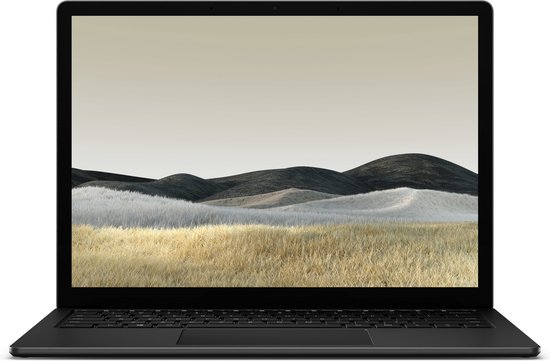 Microsoft Surface Laptop 3 Intel® Core™ i7 i7-1065G7 34,3 cm (13.5") Touchscreen 16 GB LPDDR4x-SDRAM 256 GB SSD Wi-Fi 6 (802.11ax) Windows 10 Pro Zwart - Microsoft - Hoofdafbeelding
