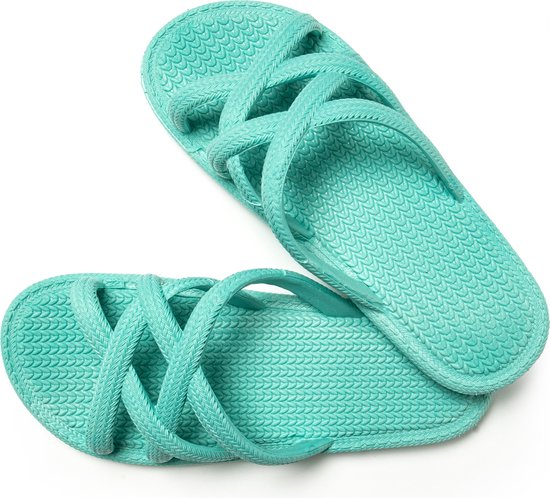 Brasileras Slippers femme - Vert d'eau - 37