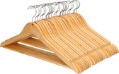 Kipit Kledinghangers - 24x - hout - luxe hangers