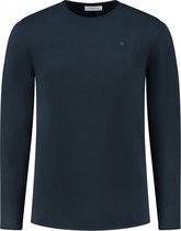 Purewhite - Heren Regular fit Knitwear Crewneck LS - Navy - Maat XXL
