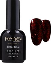 RENEY® Gellak Red Diamond 01 - 10ml. - Rood - Glanzend - Gel nagellak