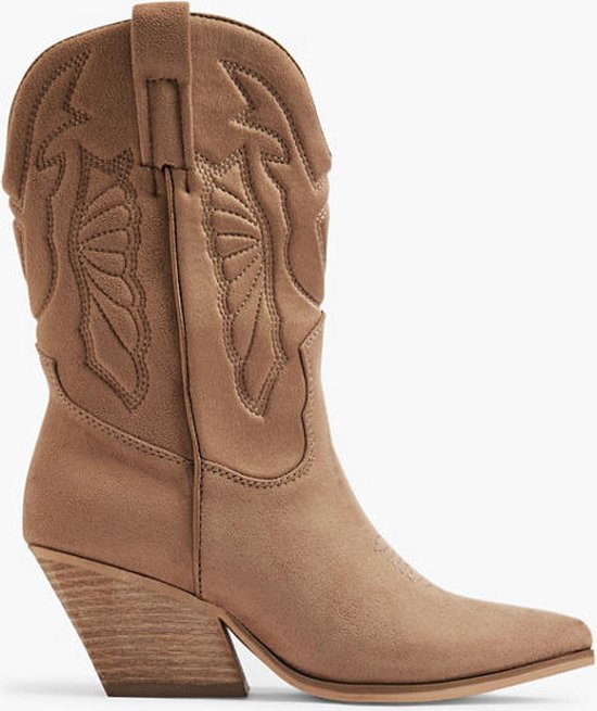 oxmox Botte de cowboy taupe - Taille 39