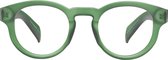 ™Monkeyglasses Aarhus 024 Vert mat BLC + 0- Lunettes de lecture - Lunettes lumière Blauw - 100% Upcycled - Design danois