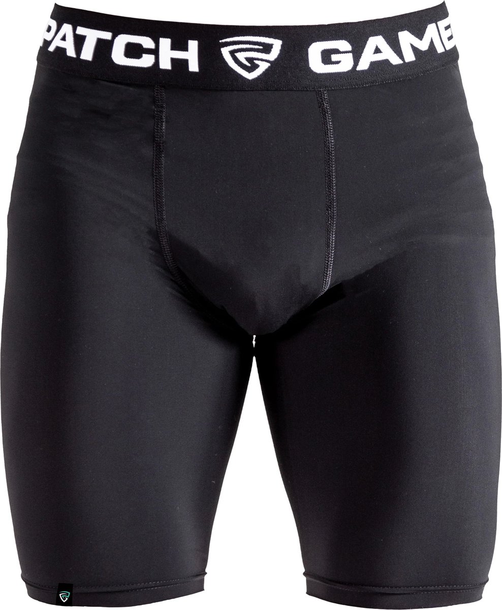 GAMEPATCH | Compression shorts | Zwart | Maat 2XL | Basketball | Handball | Urban Sports