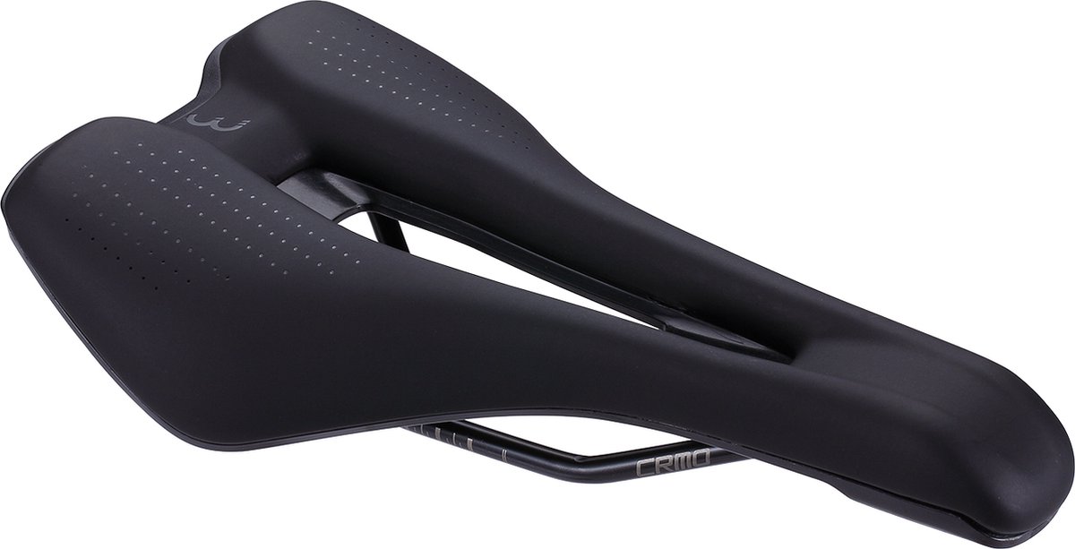 BBB Cycling Echelon Comfort Fietszadel 155mm – Sportief Fietszadel – Extra Comfort – Ergonomische Uitsparing - Zwart – BSD-157