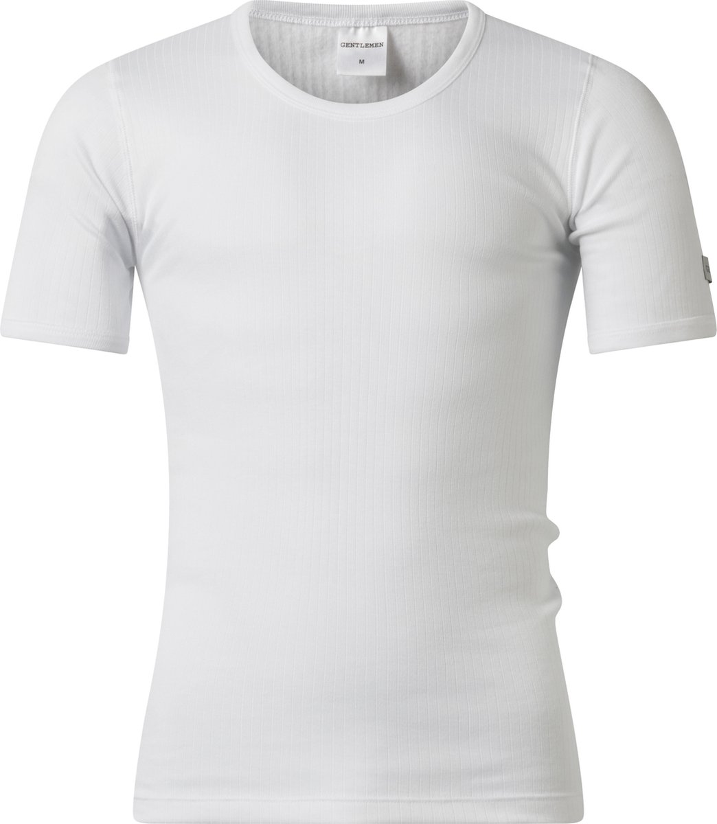 Gentlemen - heren thermo T-shirt korte mouw - wit - maat XXL