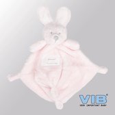VIB® - Knuffeldoekje Konijn - Roze - Babykleertjes - Baby cadeau