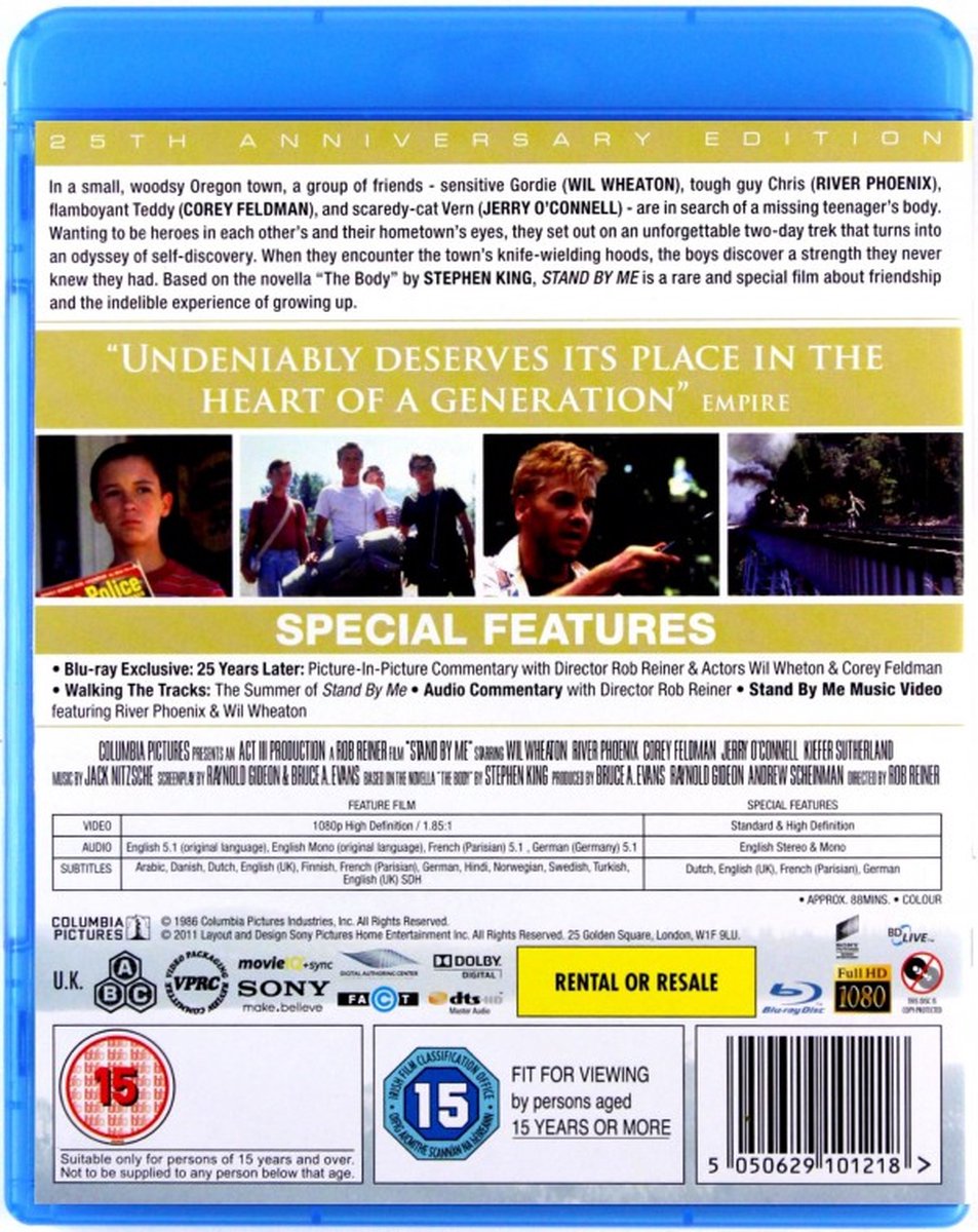 Sony Pictures Home Ent. Stand By Me thumbnail 5