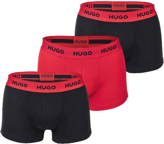 Hugo Boss Trunks (3-Pack) - Heren Boxers Kort - Multicolor - Maat S