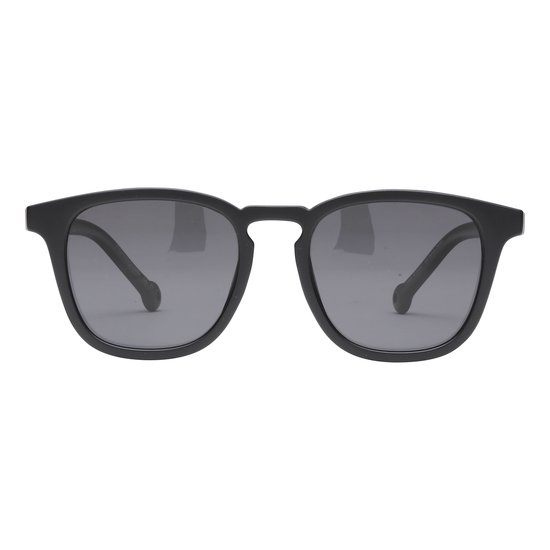 ™Monkeyglasses Alex 45 Matt Black Sun - Zonnebril - 100% UV bescherming - Danish Design - 100% Upcycled