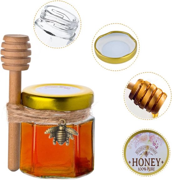 Baby Shower Favors, Mini Honey Jar Favors, A Little Honey is on the Wa – Best Day Ever Spot
