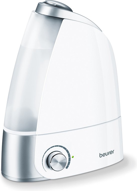 Beurer LB 44 Luchtbevochtiger - Ultrasoon - Aroma diffuser - Tot 25 m² - Output: max 0.22 liter/uur - Incl. aromapads en reinigingsborstel - 3 Jaar garantie