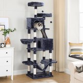 Bol.com Feandrea Krabpaal hoog XL Kattenboom 206 cm rookgrijs - PCT190G01 aanbieding