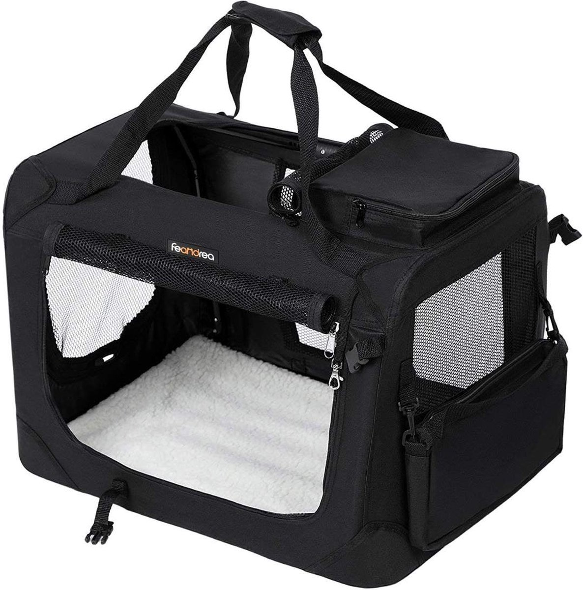 MIRA Home - Beautycase XXL - Aluminium Multi case - Schouderband - Zwart - 36,5 x 21 x 25,7
