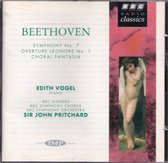 Symphony no. 7, Overture Leonore no. 1, Choral Fantasia - Ludwig van Beethoven - Edith Vogel (piano), BBC Singers, BBC Symphony Chorus, BBC Symphony Orchestra, o.l.v. Sir John Pritchard