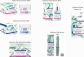 Victoria beauty | Wellness Lab Cosmetics | 6 Delige Hyaluron Set | Face Serum | Eye Serum | Face Cream | Face Gel | Eye Gel Patches | Sheet Mask