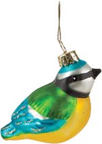 Kleurrijk Brits vogeltje kerstbal - Sass & Belle
