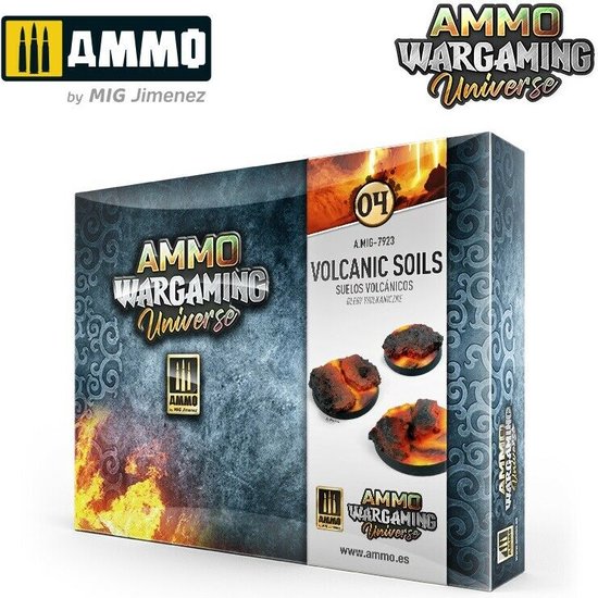 模型製作用品 AMMO Mig WARGAMING Universe 04 Ammo Mig Jiminez - AMMO WARGAMING UNIVERSE #04 - VOLCANIC SOILS