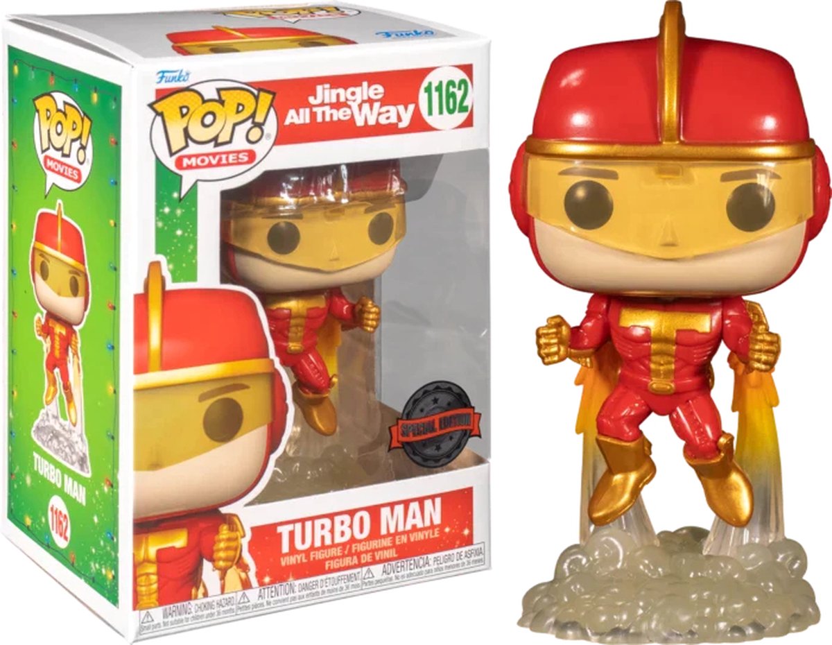 Funko Pop! Films Jingle All The Way - Turbo Man #1162 Exclusive