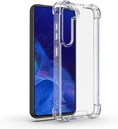 Geschikt Voor Samsung S23 Hoesje Siliconen - S23 Case Cover Hoes TPU - Fonu Doorzichtig Telefoonhoesje - Transparant