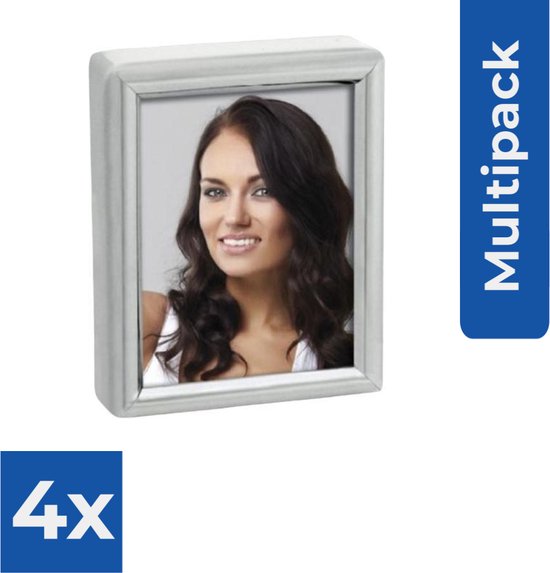 Mini Metaal Verzilverd Fotolijstje 3-5x4-5cm 8735 - Fotolijst - Voordeelverpakking stuks