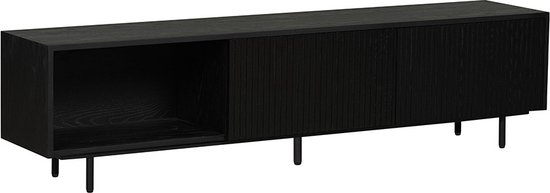 Bronx71® Tv-meubel Ray zwart eiken 180 cm