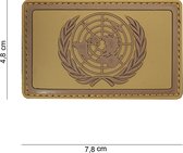 101 Inc Embleem 3D Pvc Verenigde Naties Bruin  16091