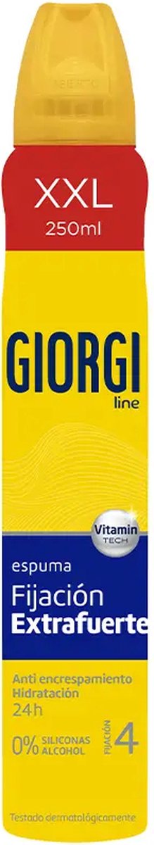 Styling Mousse Giorgi Nº4 Extra strong (250 ml)