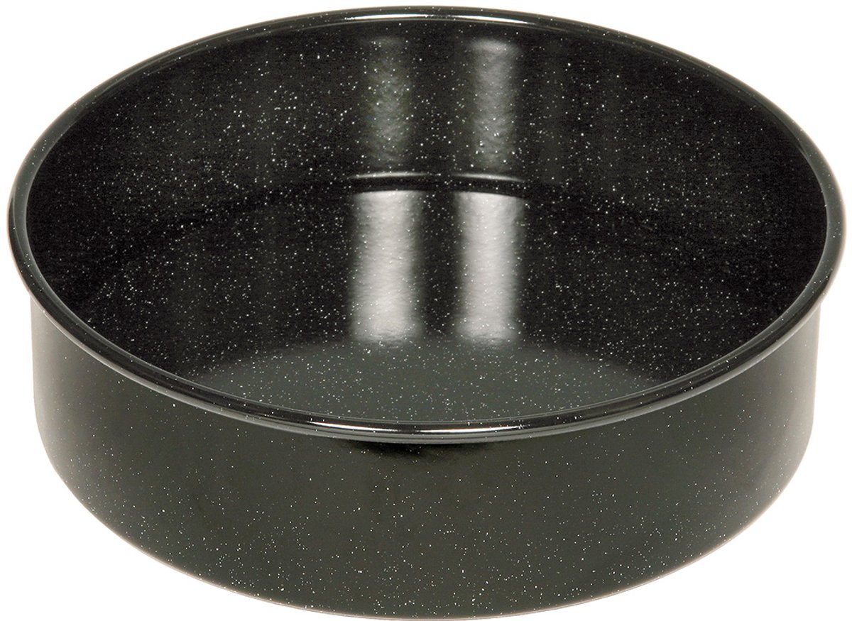 Cakevorm rond - emaille 24cm Ronde bakvorm
