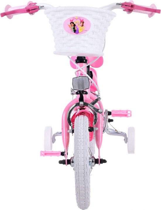 Disney Princess Kinderfiets - Meisjes - 12 inch - Roze - Twee Handremmen van Volare — afbeelding 3