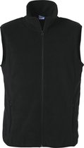 Clique Basic Polar Fleece Vest Zwart maat XL