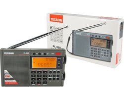Tecsun PL-320 - Wereldontvanger met ETM - AM / FM / LW / SW - Oplaadbare batterij - USB-C