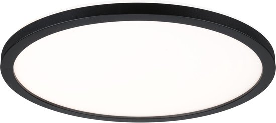 Paulmann Atria Shine Panel - Plafonnier - 3000K - 293mm - noir