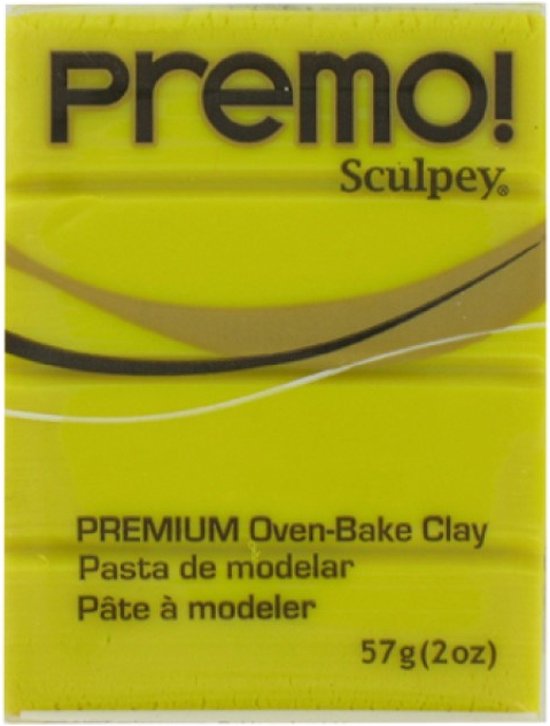 Premo teinte jaune zinc - argile 57 gr - Sculpey