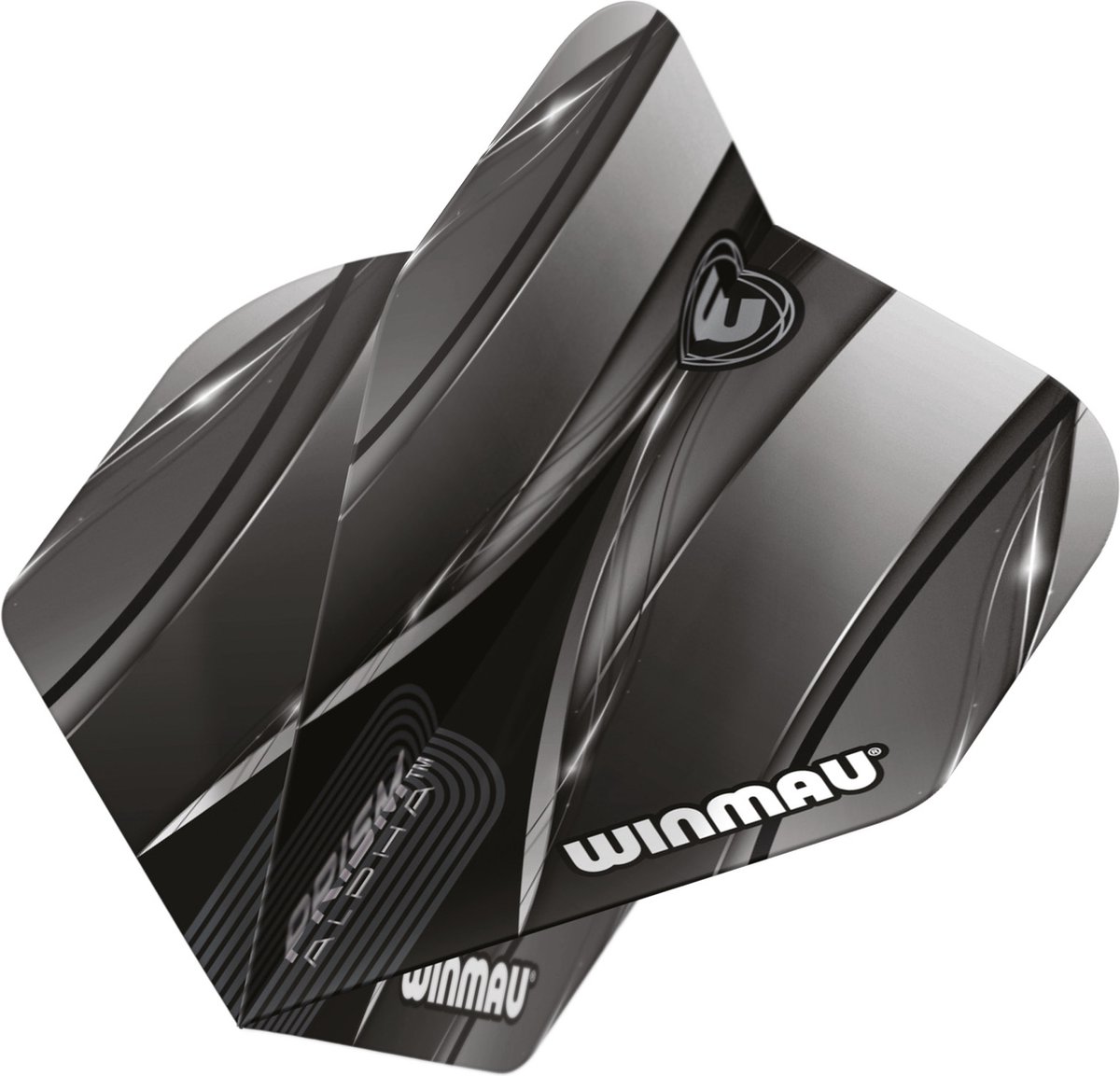 WINMAU - Prism Alpha Sniper Zwart dart vluchten - 1 sets per pakket (3 dartvluchten in totaal)
