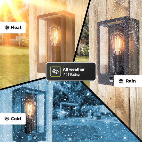 Moderne Buitenwandlamp In Antraciet – Aluminium – Geschikt Voor E27 (max. 60W) – Ideaal Voor Entree, Terras Of Balkon – Verstrooid Licht