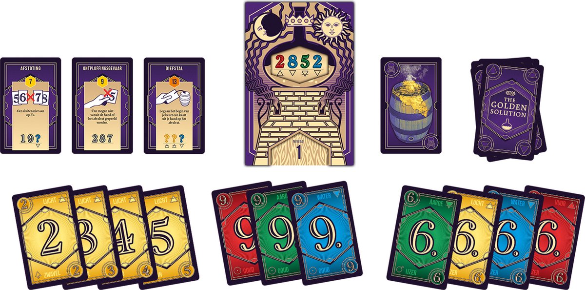 Escape Room The Game kaartspel The Golden Solution - Kaartspel - Herspeelbare escape room — afbeelding 2