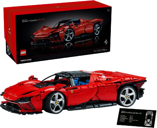 LEGO Technic Ferrari Daytona SP3 Raceauto Collectible voor Volwassenen - 42143 - LEGO