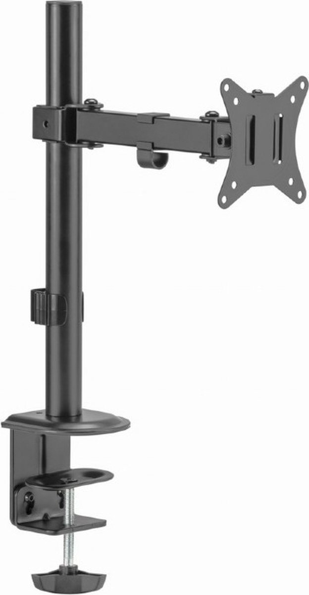 Gembird MA-D1-03 Monitor Arm - Voor 1 Scherm - Draai- Kantelbaar - In diepte verstelbaar - 17”-32” - Zwart