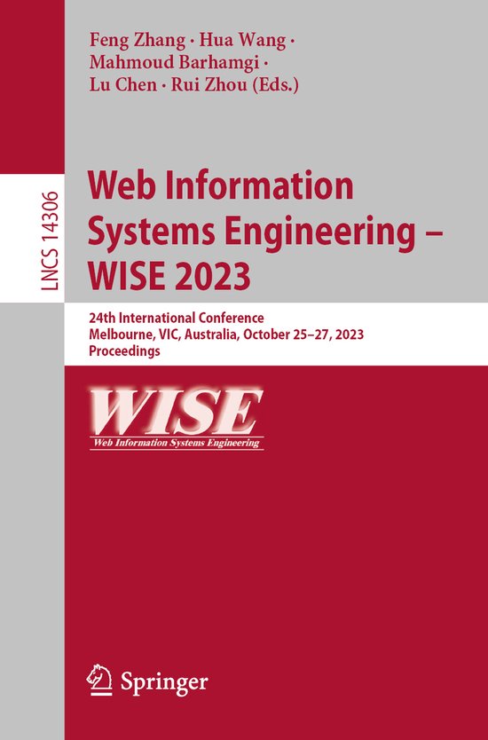 Lecture Notes in Computer Science14306- Web Information Syst ... - cover
