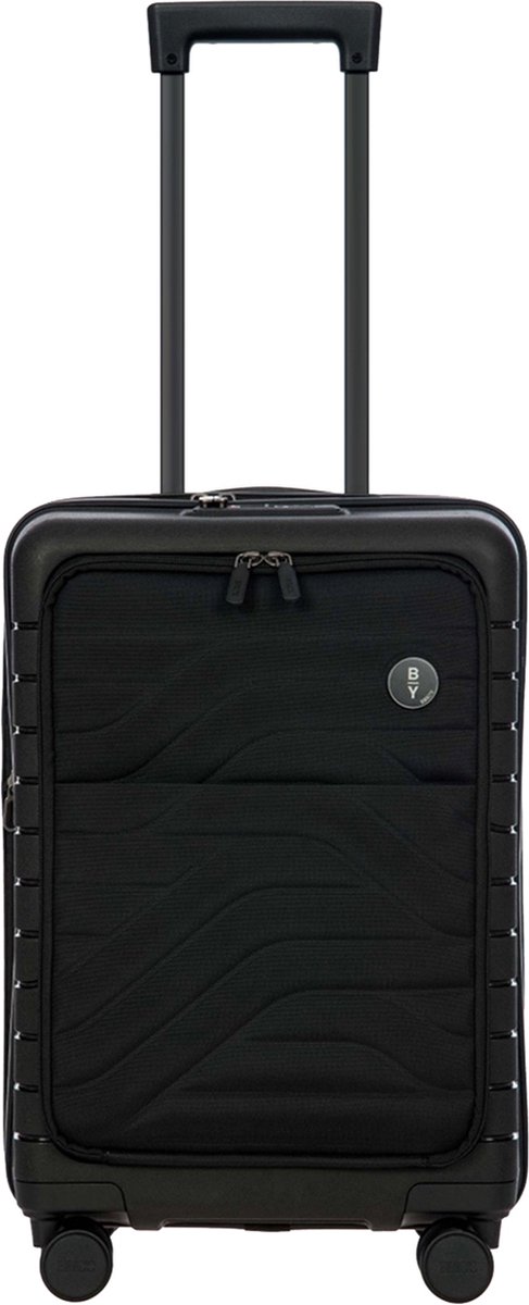 BRIC'S trolley met laptopvak Ulisse Cabin Trolley Expandable 39 L Black zwart 55cm