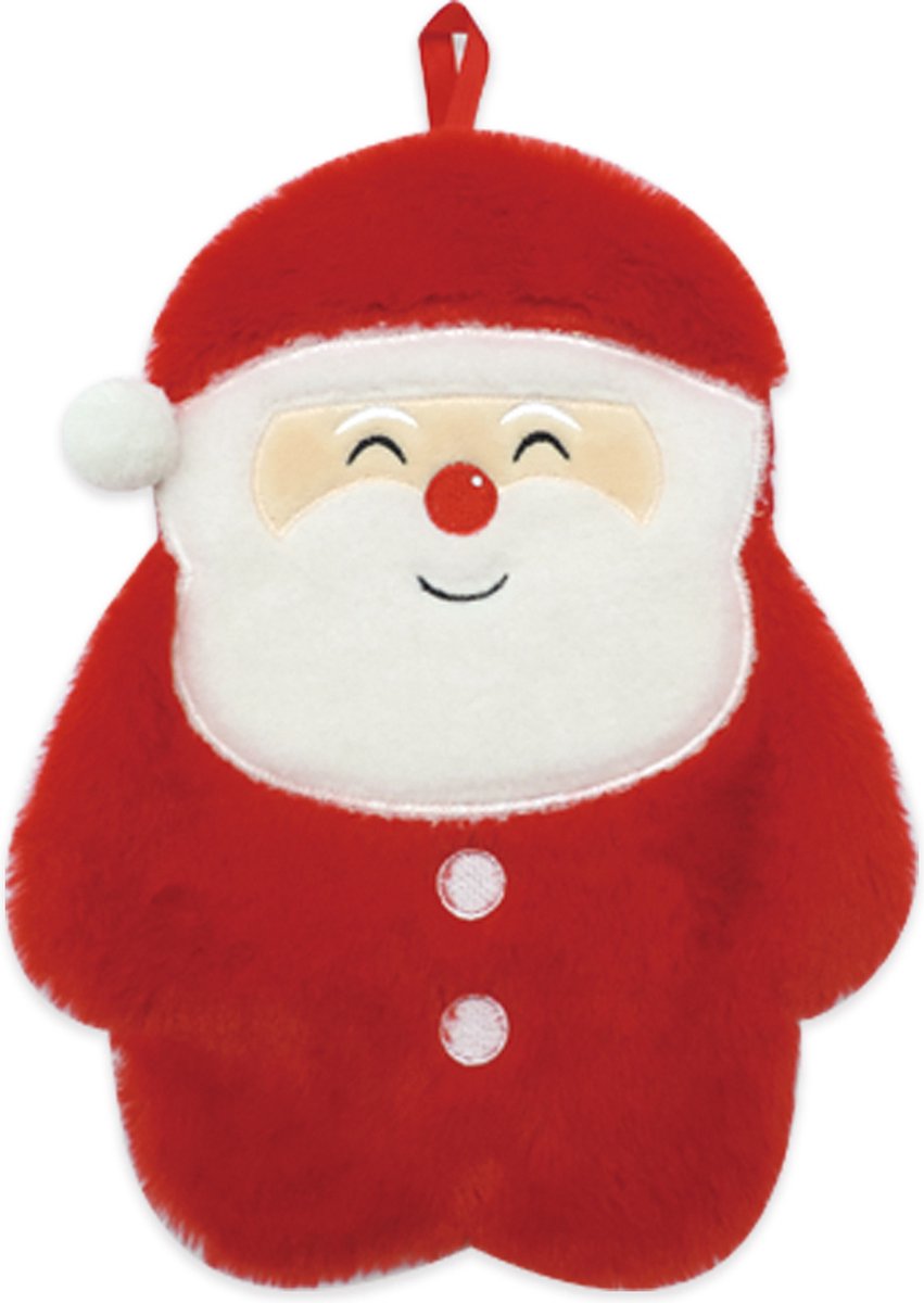 Goedkoopste Kerstman Warmwaterkruik – 1L – Super Zacht – Kerst Cadeau – Fleece